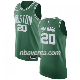 Camiseta Hombre Boston Celtics Gordon Hayward 20 Nike 2017-18 Verde Swingman